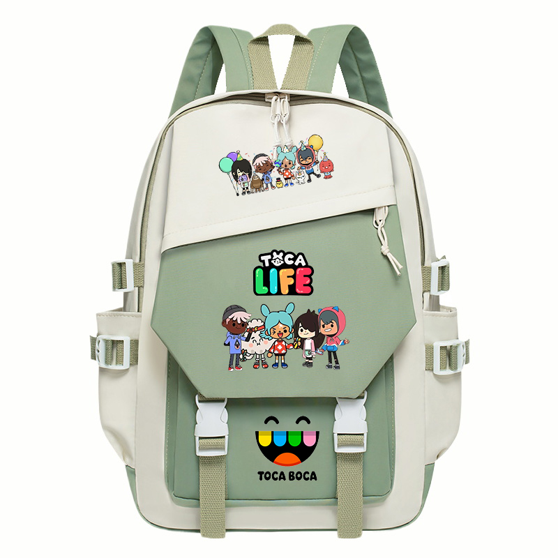 Toca Life World Print Backpack - Korean Girls Lifestyle review and price