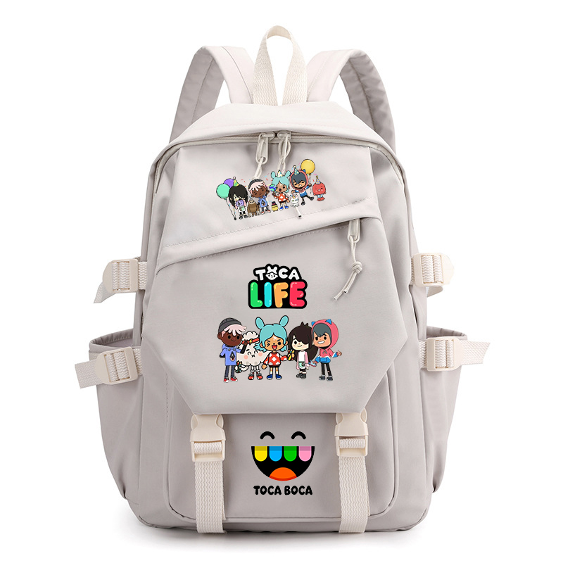 Toca Life World Print Backpack - Korean Girls Lifestyle review and price