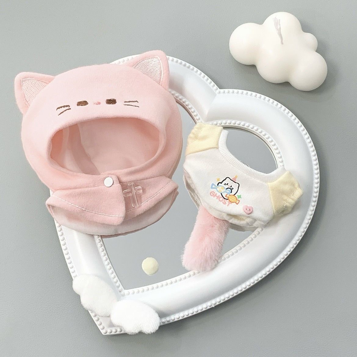 10cm Cotton Doll Cat Ears With - Korean Girls Lifestyle review and price