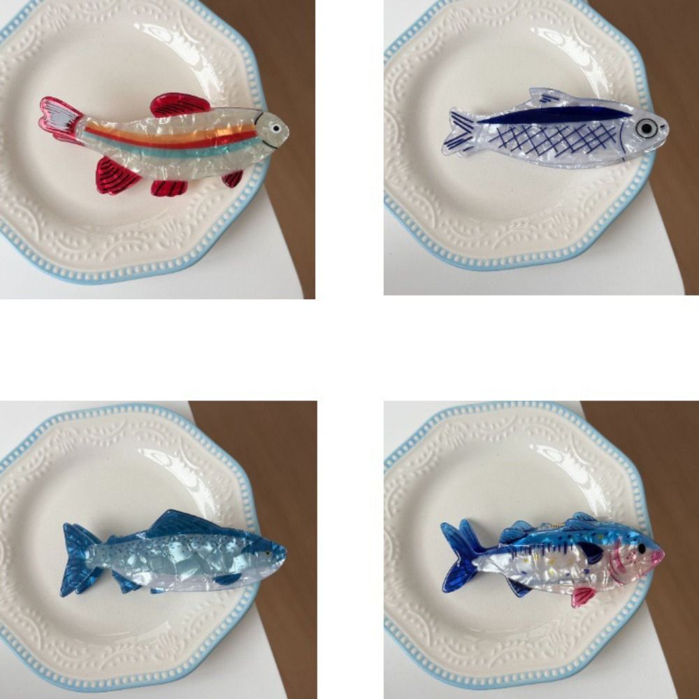 Hairpin Ocean Animal Hair Claw - Lifestyle In Korean review and price